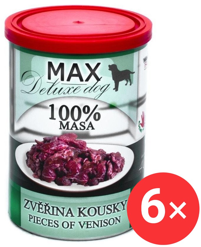 Sokol Falco MAX deluxe zverina kúsky 6× 400 g
