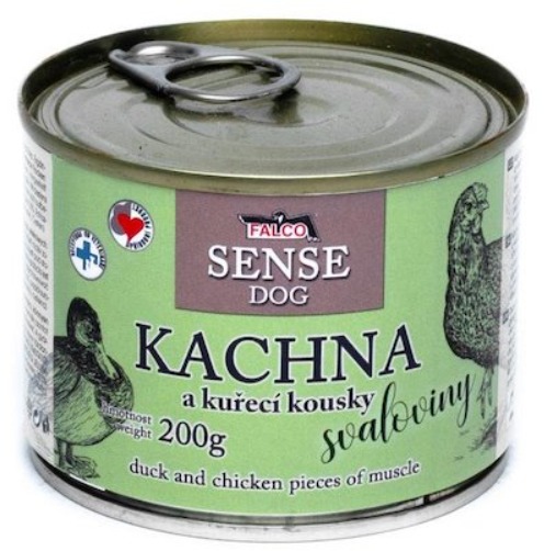 Sokol Falco Sense Dog kačica a kurča 200 g