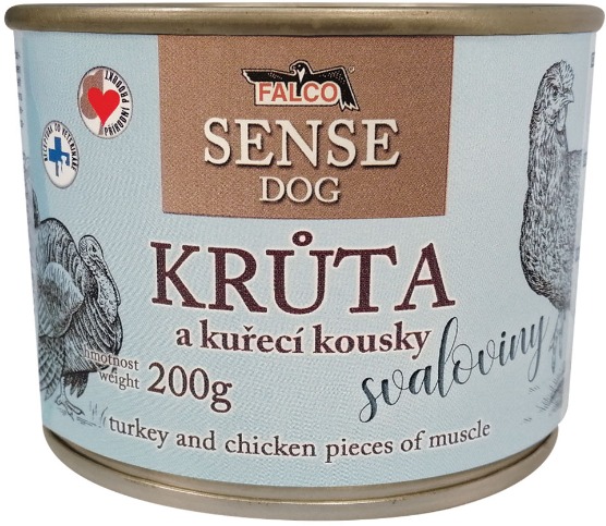 Sokol Falco Sense Dog morka a kurča 200 g