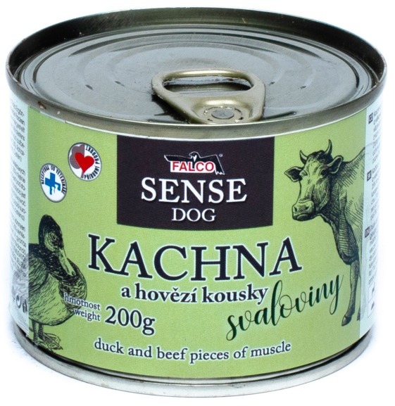 Sokol Falco Sense Dog kačica a hovädzie 200 g