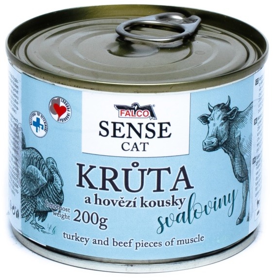 Sokol Falco Sense Dog morka a hovädzie 200 g