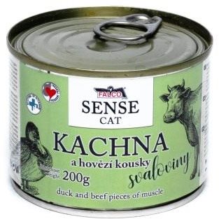 Sokol Falco Sense Cat kačica a hovädzie 200 g
