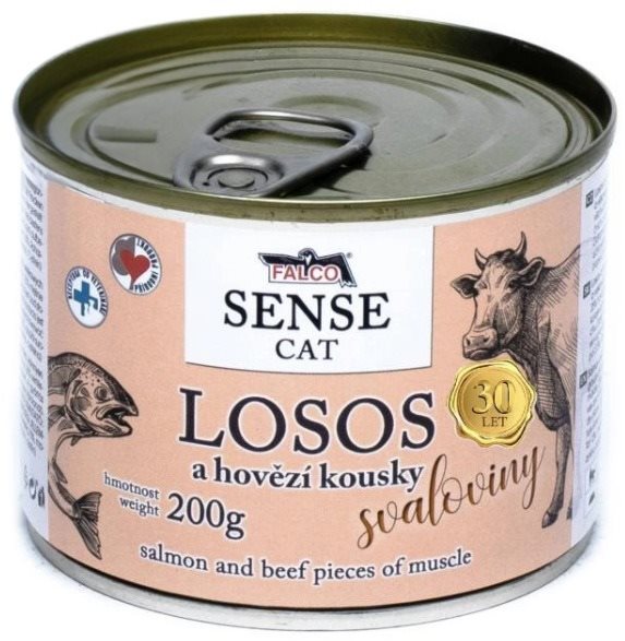 Sokol Falco Sense Cat losos a hovädzie 200 g