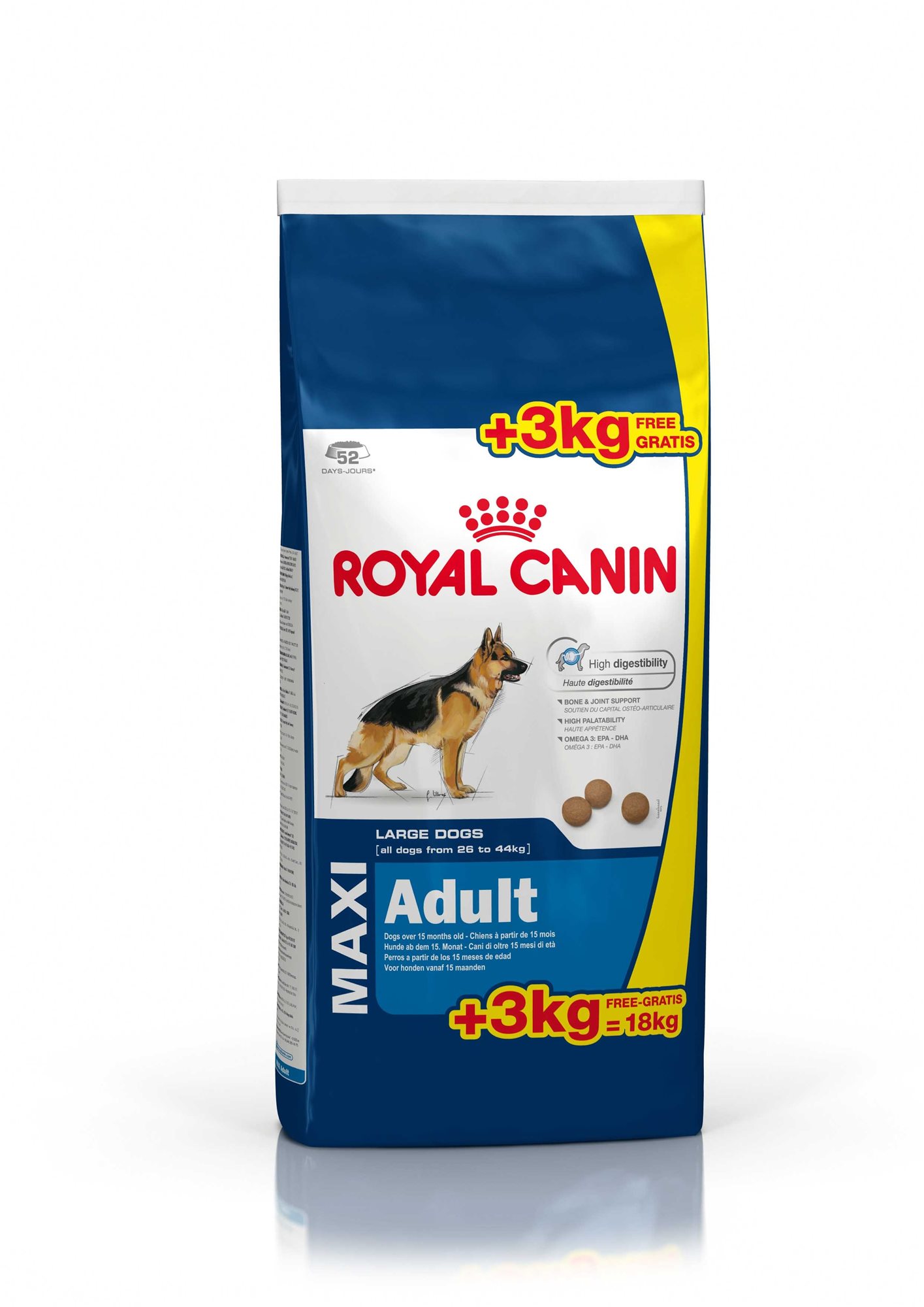 Royal Canin Maxi Adult 15 + 3 kg