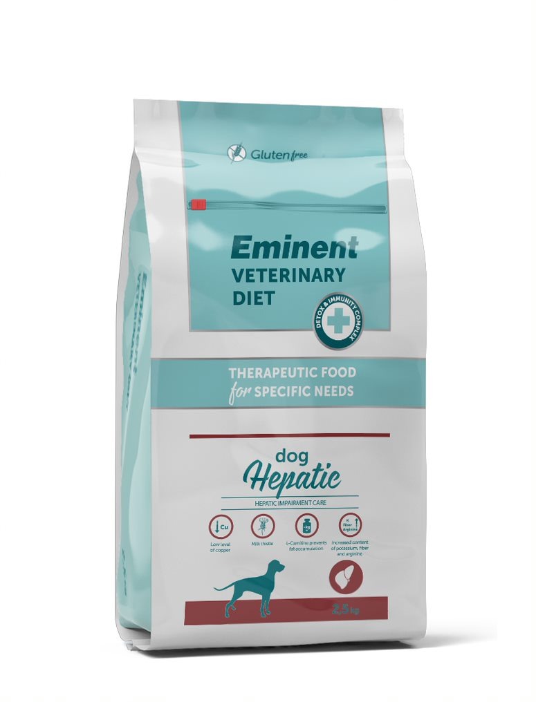 Eminent Vet Diet Dog Hepatic 2,5 kg