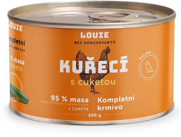 LOUIE kuracie (95 % v pevnej zložke) s cuketou 200 g