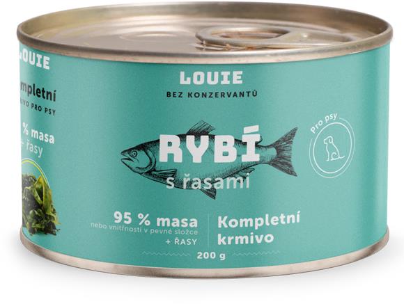LOUIE rybie (95 % v pevnej zložke) s riasami 200 g