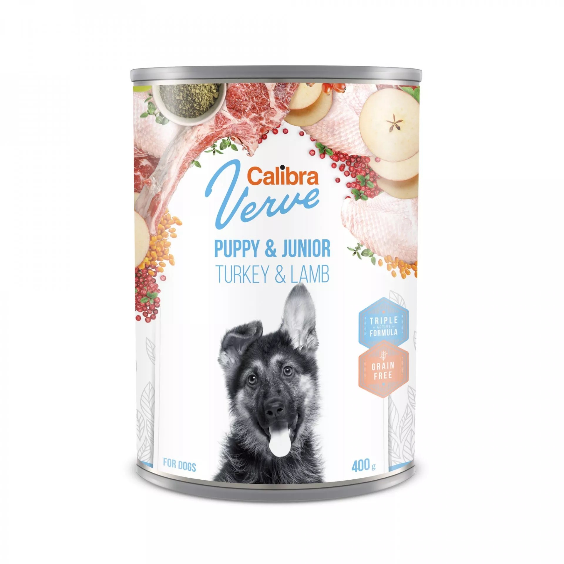 Calibra Dog Verve konz. GF Junior Turkey & Lamb 400 g