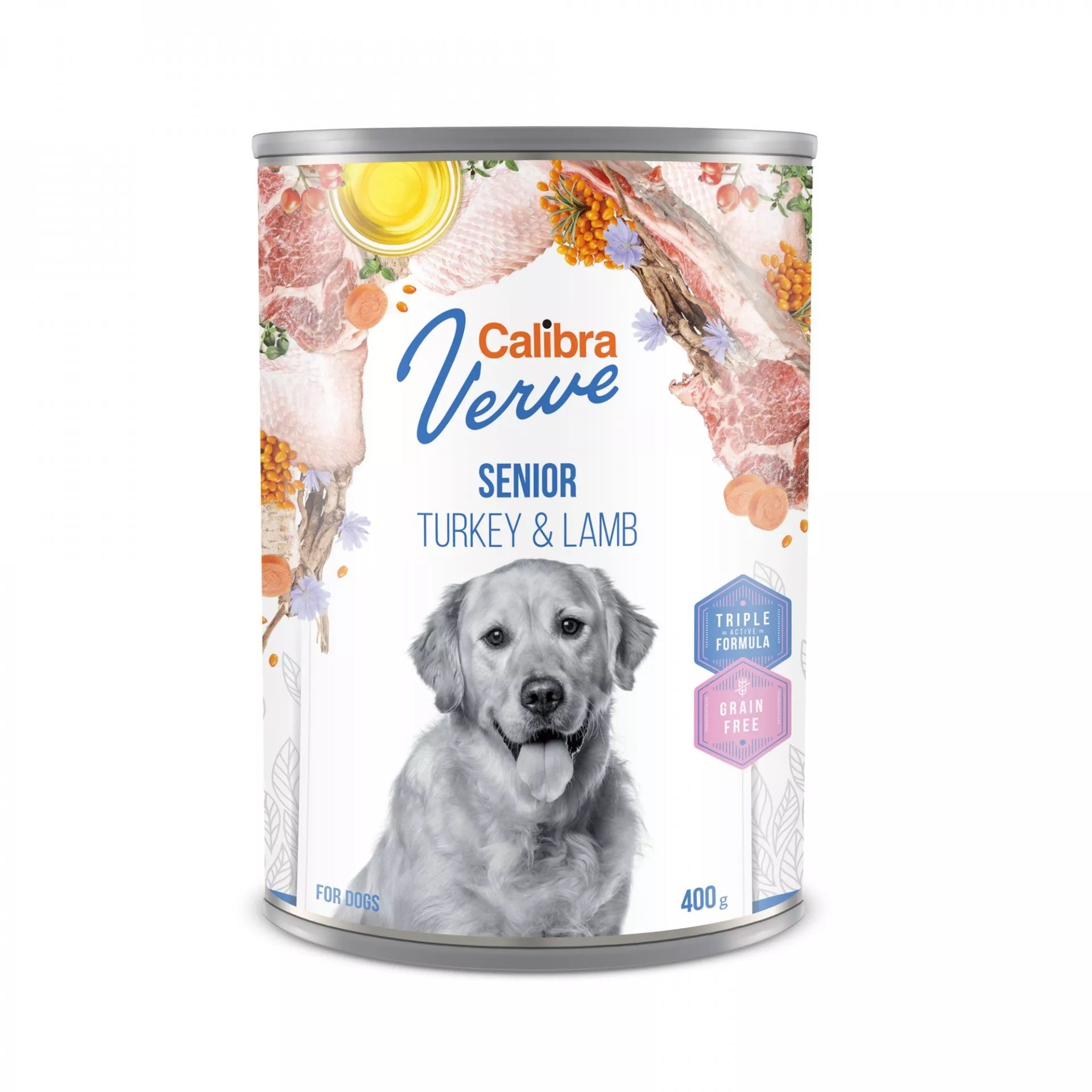 Calibra Dog Verve konz. GF Senior Turkey & Lamb 400 g