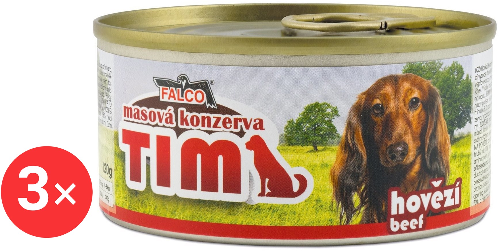 Sokol Falco TIM hovädzia 3× 120 g