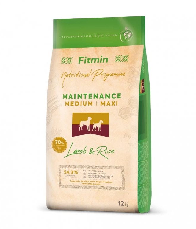 Fitmin Dog Medium Maxi Lamb & Rice 12 kg