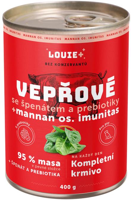 LOUIE Bravčové so špenátom a prebiotikami 400 g