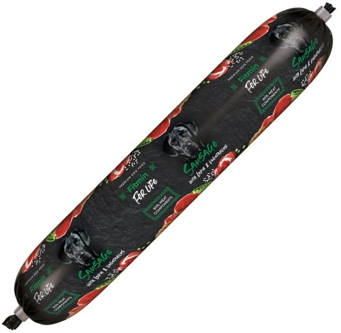Fitmin For Life Jahňacia saláma so zeleninou pre psov 900 g