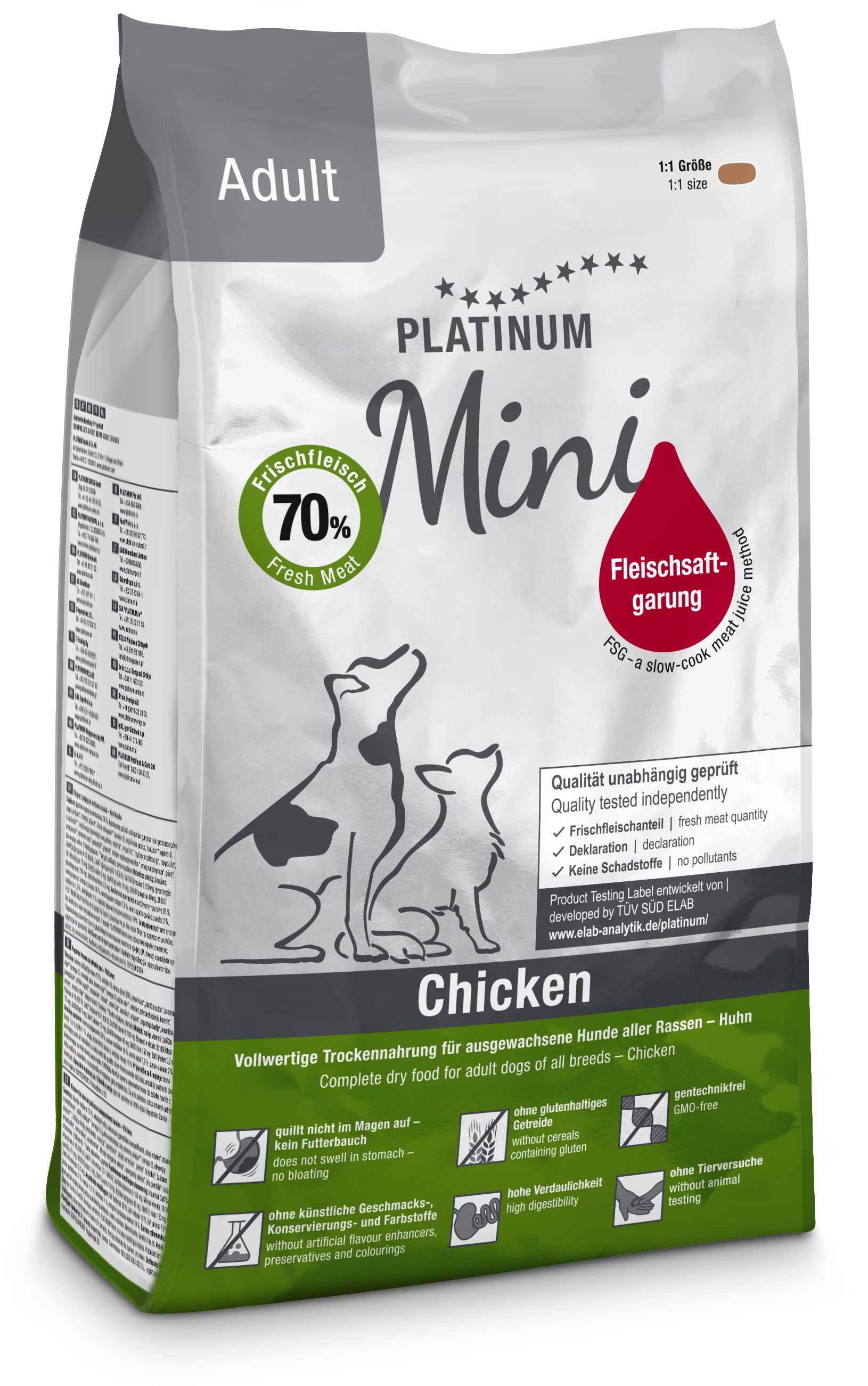 Platinum Adult Mini Chicken 900 g