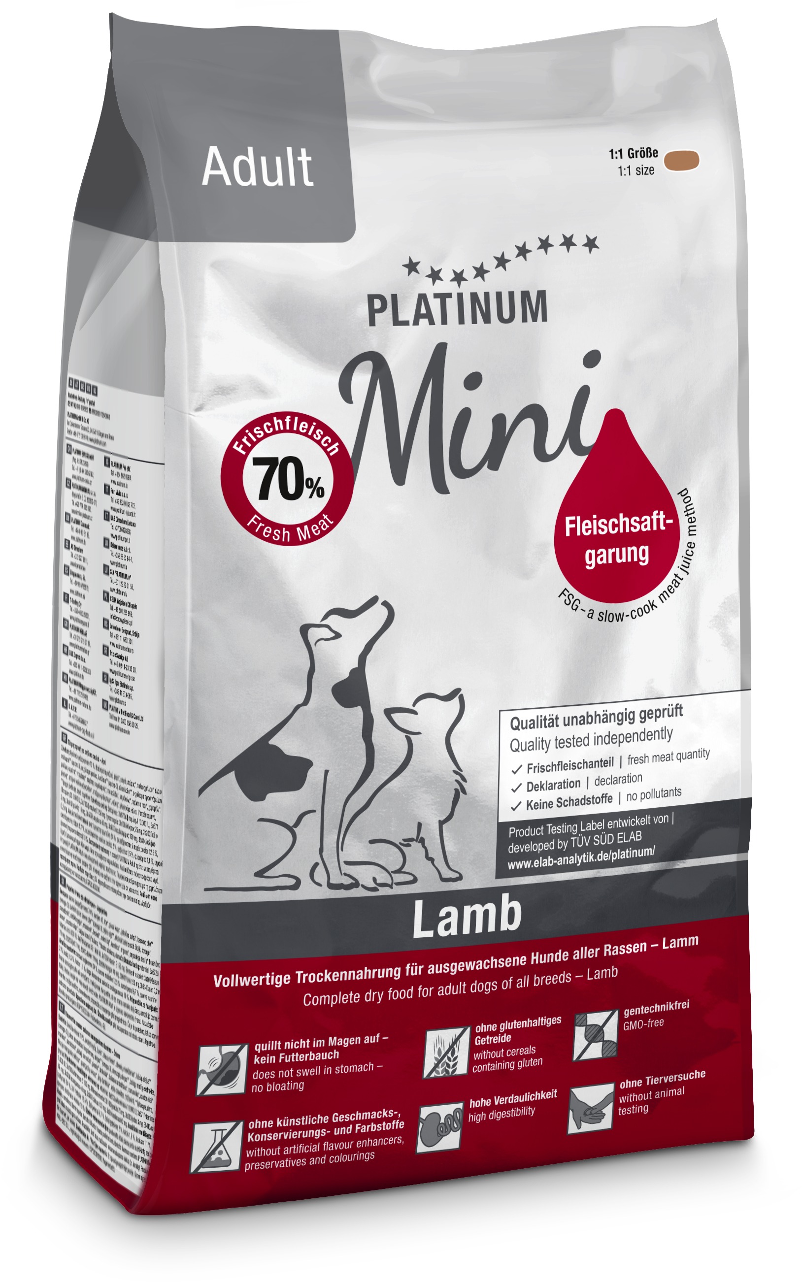 Platinum Adult Mini Lamb 900 g