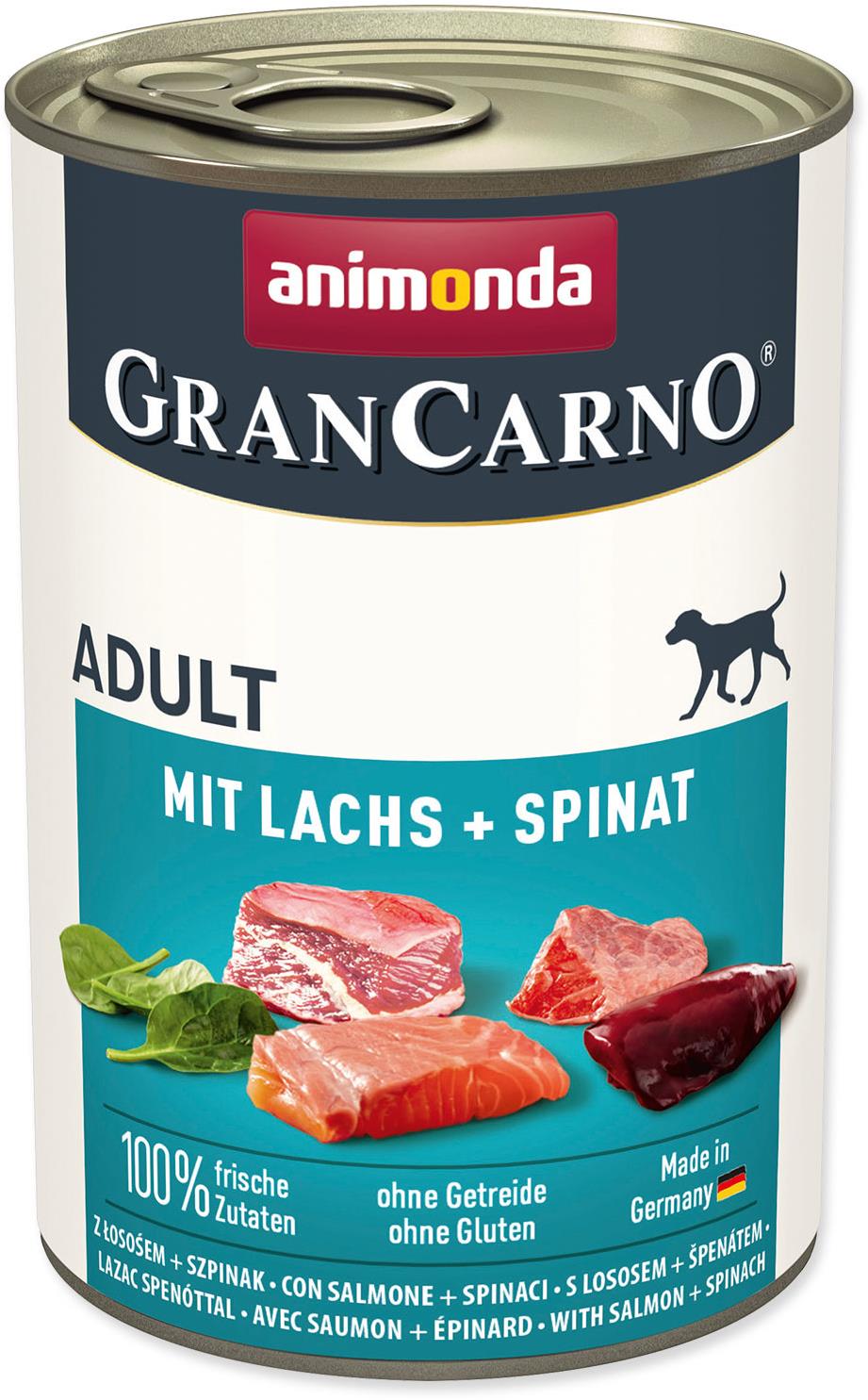 Animonda Gran Carno Adult s lososom a špenátom 400 g