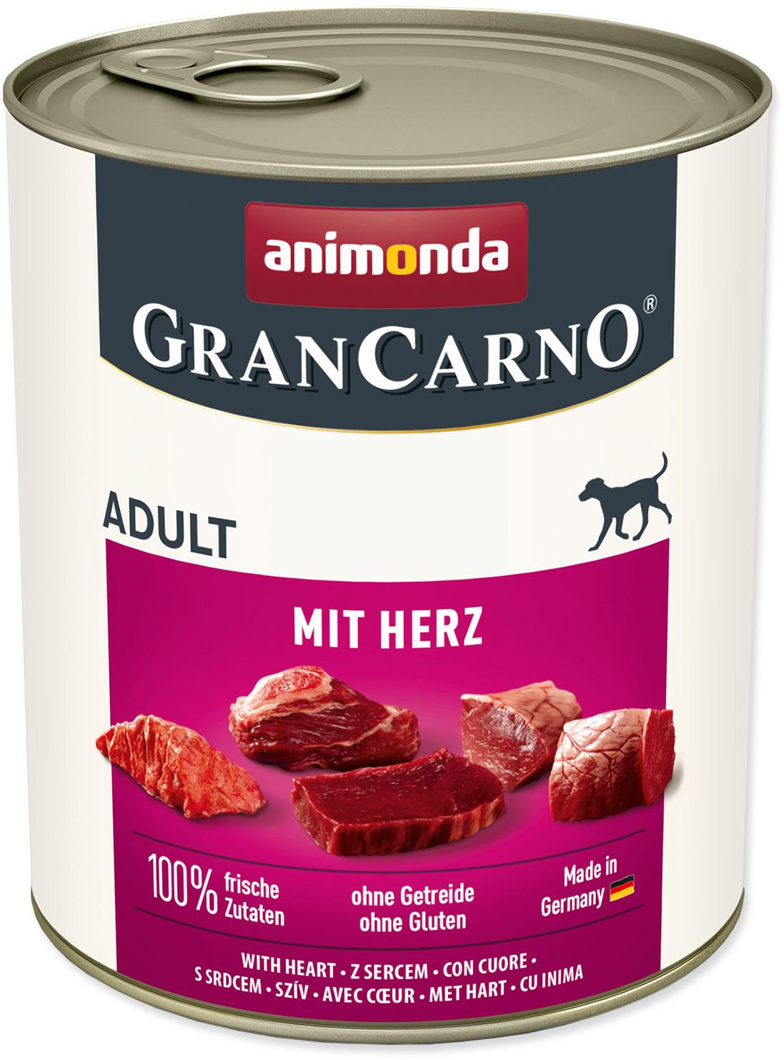 Animonda Gran Carno Adult so srdcom 800 g