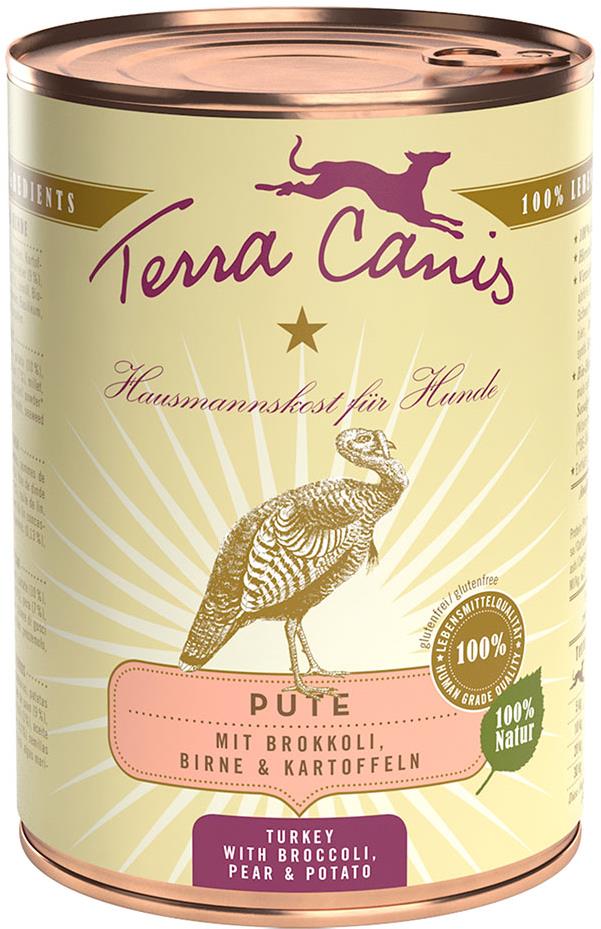 Terra Canis Classic Konzerva Morka s brokolicou, hruškou a zemiakmi 400 g