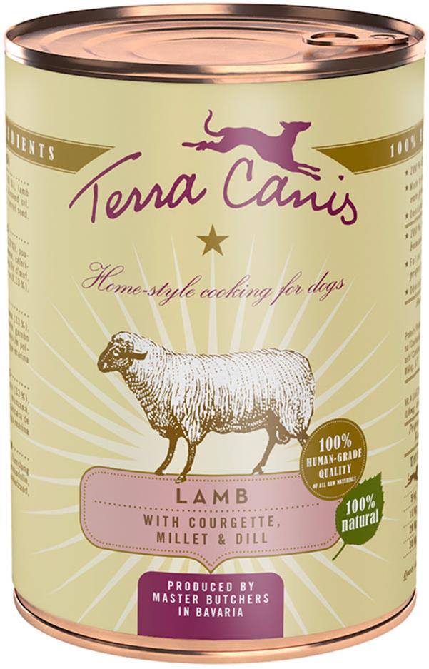 Terra Canis Classic Konzerva Jahňacie s cuketou, pšenom a kôprom 400 g