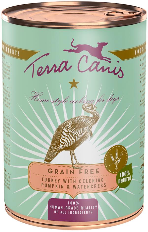 Terra Canis Grain Free Konzerva Morka so zelerom, tekvicou a žeruchou 400 g