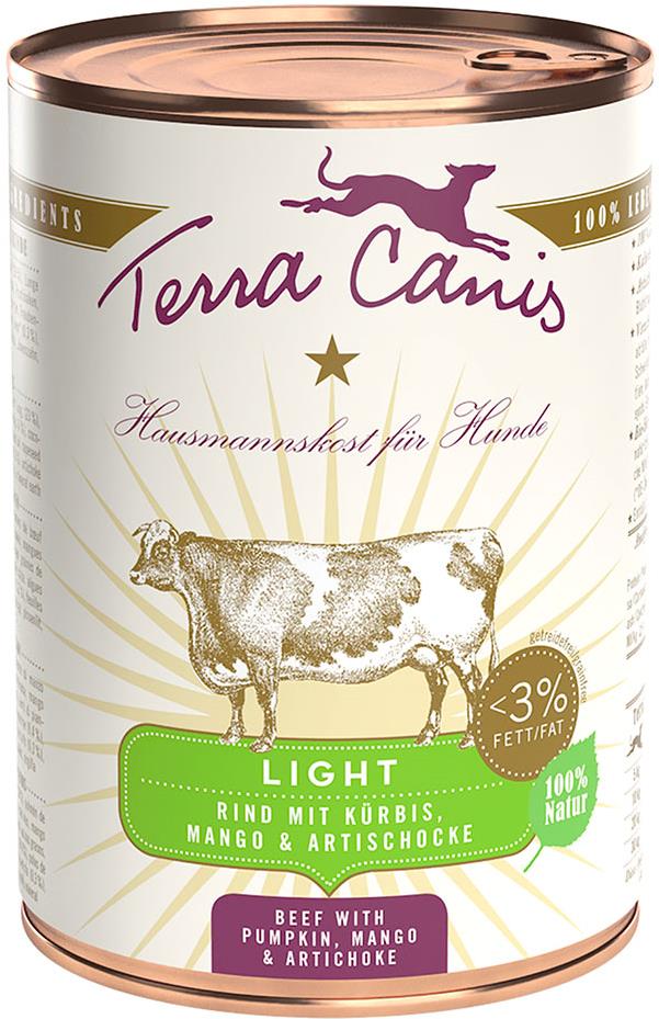 Terra Canis Light Konzerva Hovädzie s tekvicou, mangom a artičokou 400 g