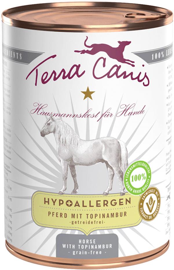Terra Canis Hypoalergénna konzerva Kôň s topinamburami 400 g