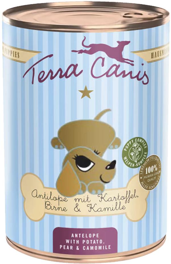 Terra Canis Konzerva pre šteňatá Antilopa so zemiakmi, hruškou a harmančekom 400 g