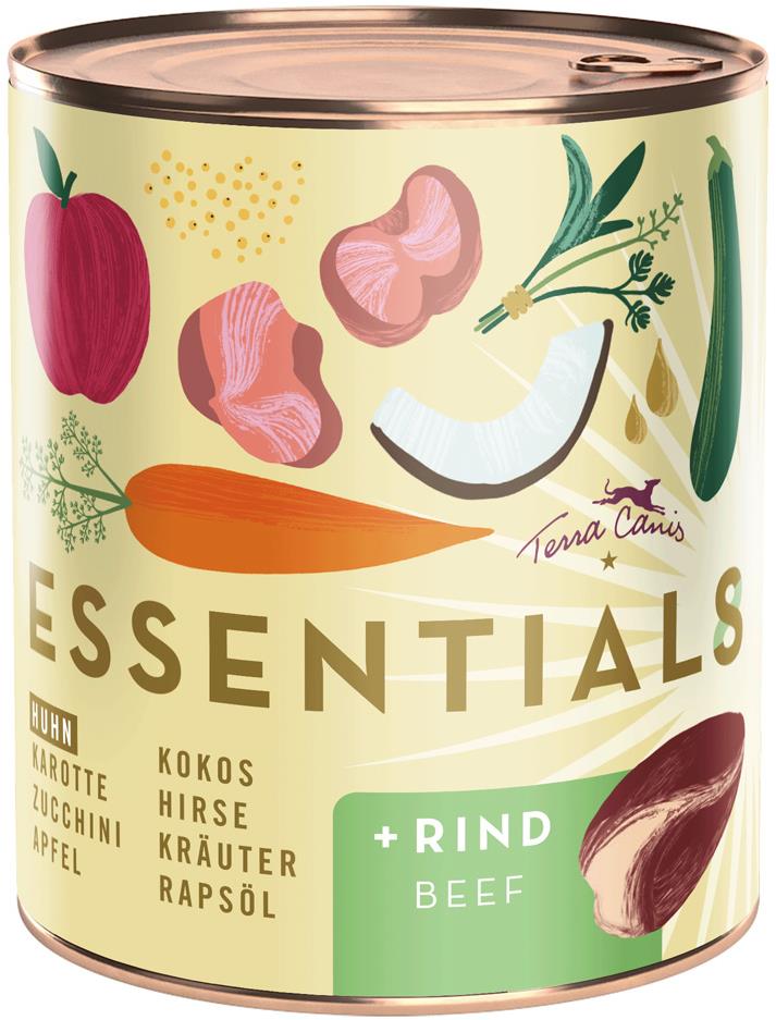 Terra Canis Essential 8 Konzerva Kurča a hovädzie 780 g