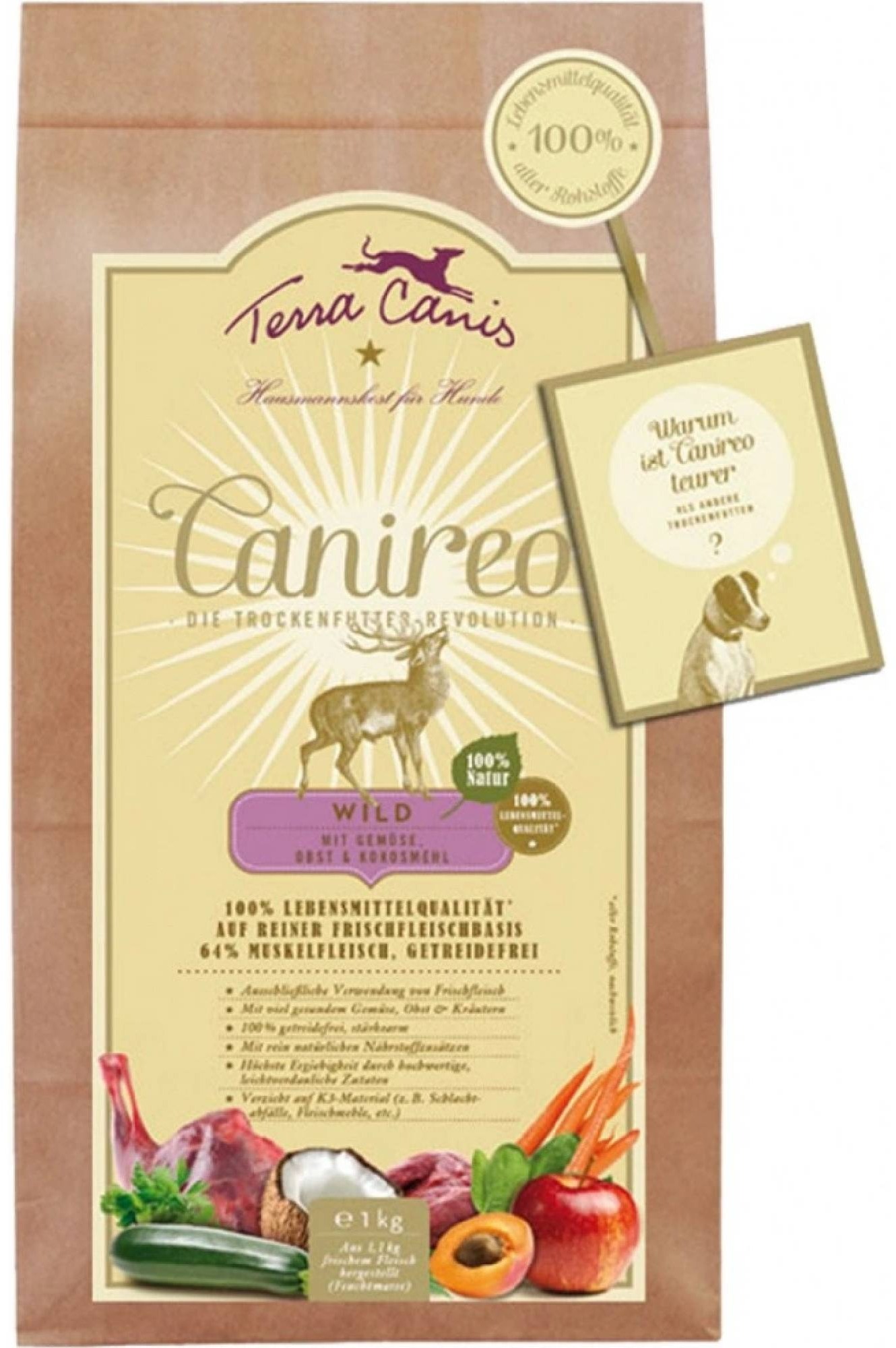 Terra Canis Canireo Remeselné granuly Divina 1 kg