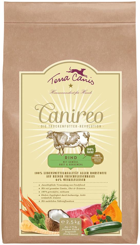 Terra Canis Canireo Remeselné granuly Hovädzie 2,5 kg