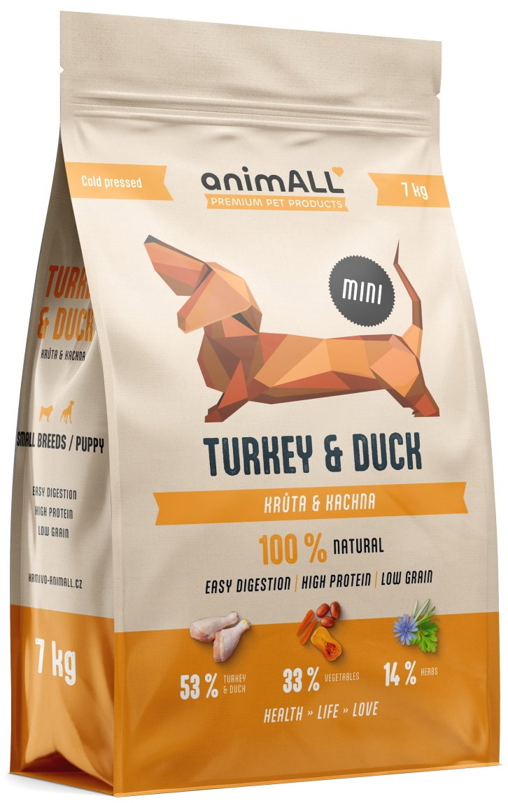 animALL Mini Turkey & Duck 7 kg