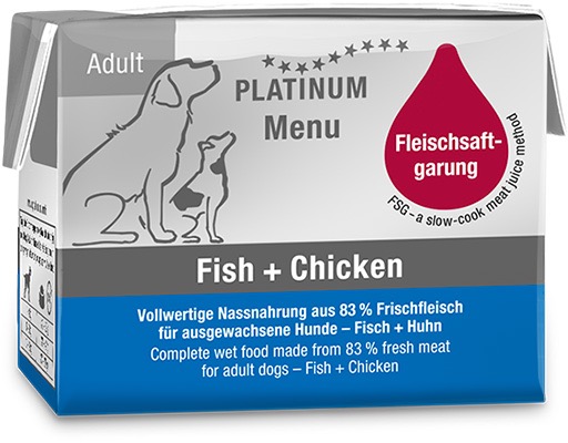 Platinum Natural Menu Ryby + Kurča 90 g 12 ks