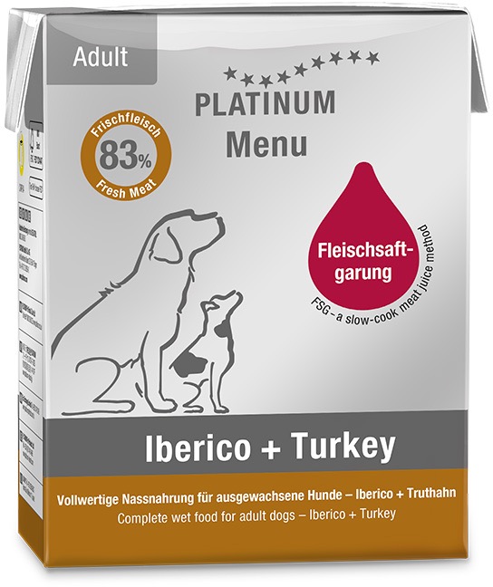 Platinum Natural Menu Iberico + Moriak 185 g 12 ks