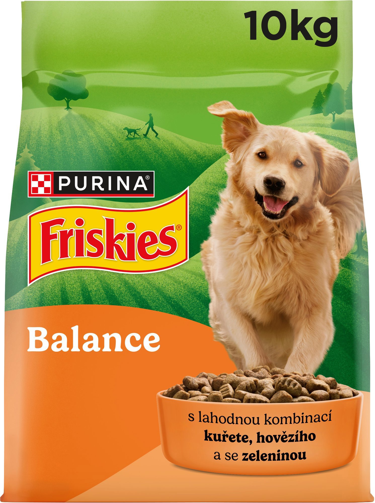 Friskies Balance granuly pre psov kura, zelenina 10 kg
