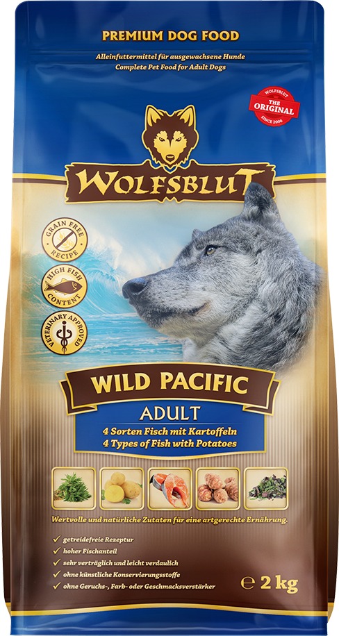 Wolfsblut Dog Adult Wild Pacific ryby so zemiakmi 2 kg