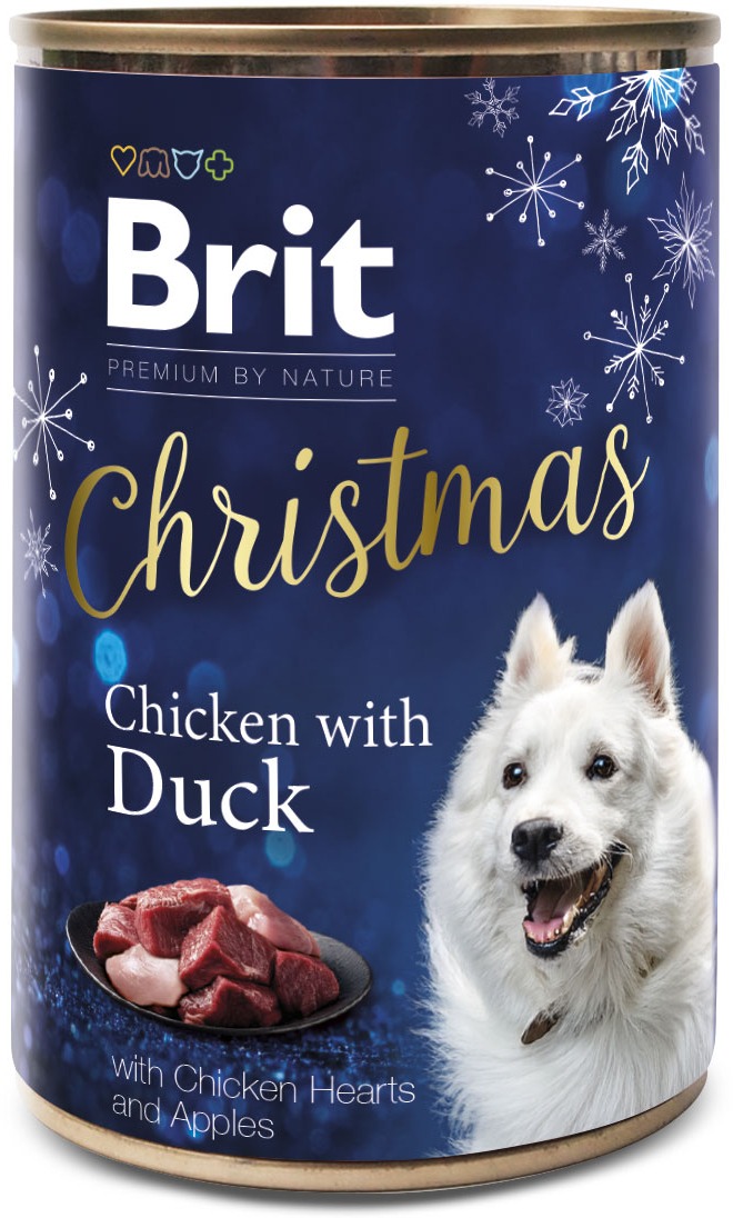 Brit Premium by Nature Vianočná kuracia-kačacia konzerva 400 g