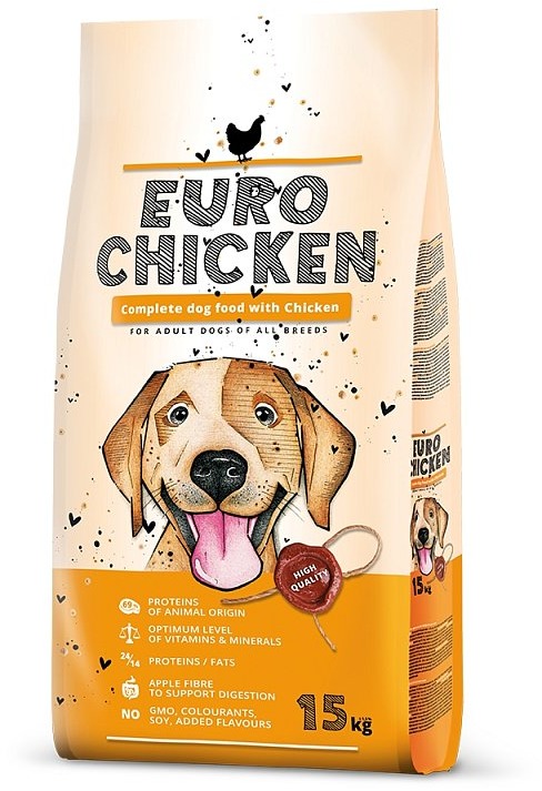 Dibaq Eurochicken Dog granuly pre psov s hydinovým 15 kg