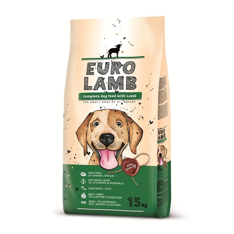 Dibaq Eurolamb Dog granuly pre psov s jahňacím 15 kg