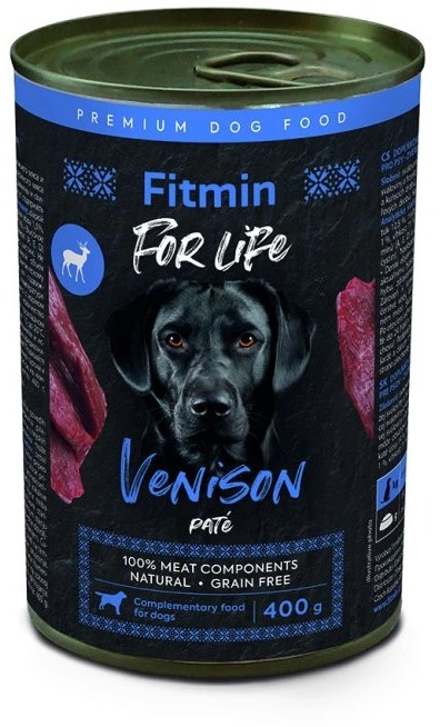 Fitmin For Life, Zverinová konzerva pre psov, 400 g