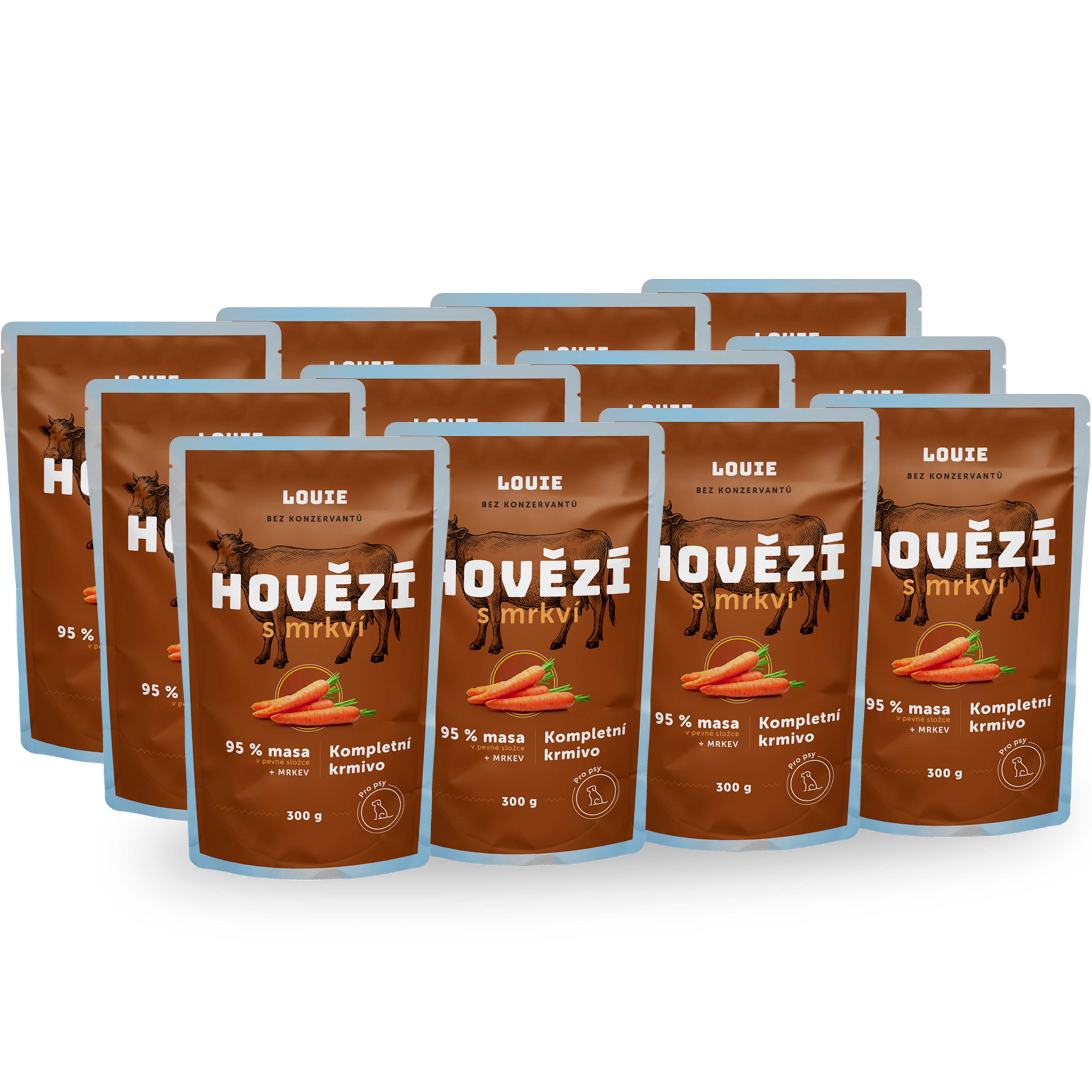 LOUIE kuracie (95 % v pevnej zložke) s ryžou 400 g 8 ks