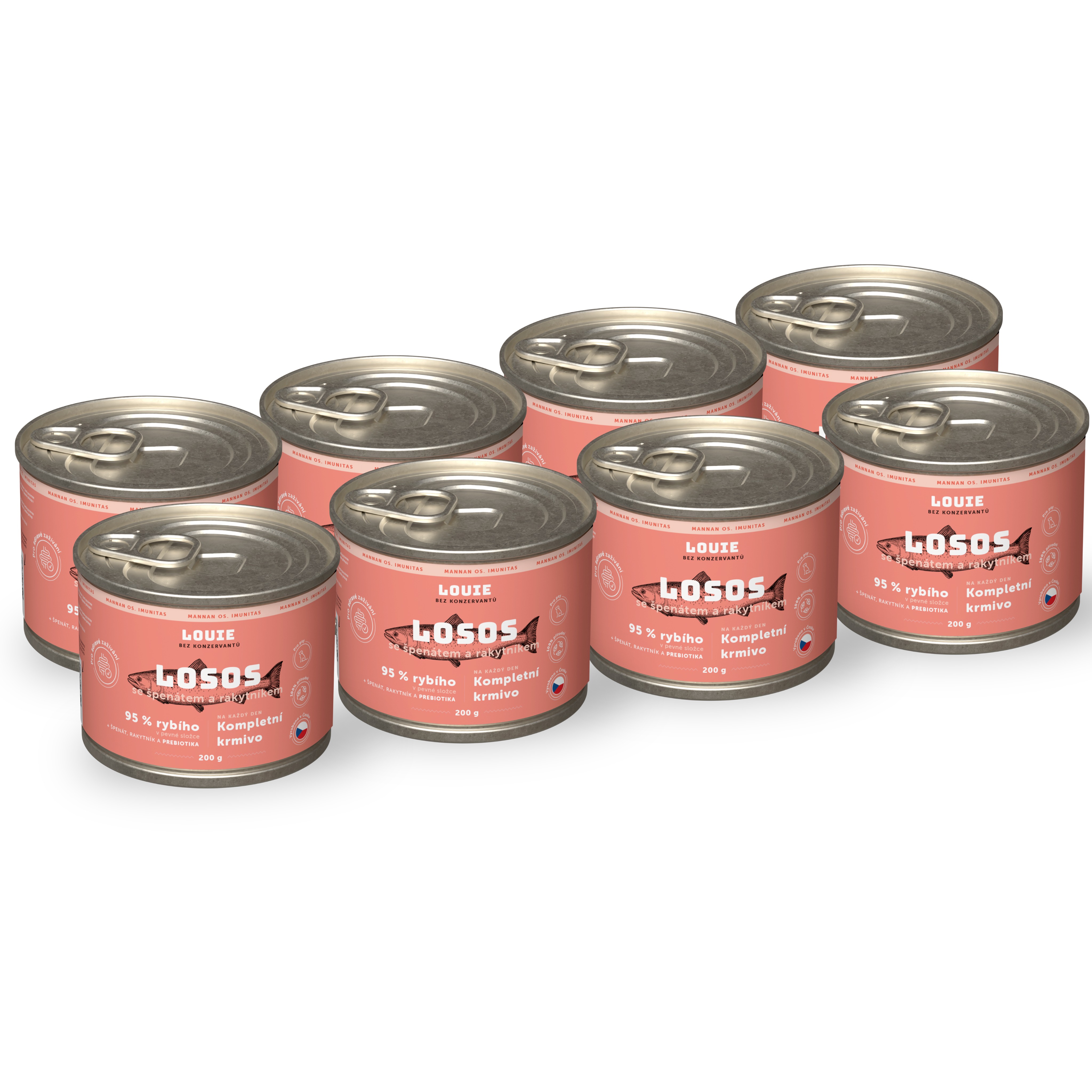 LOUIE morčacie (95 % v pevnej zložke) s ryžou 400 g 8 ks