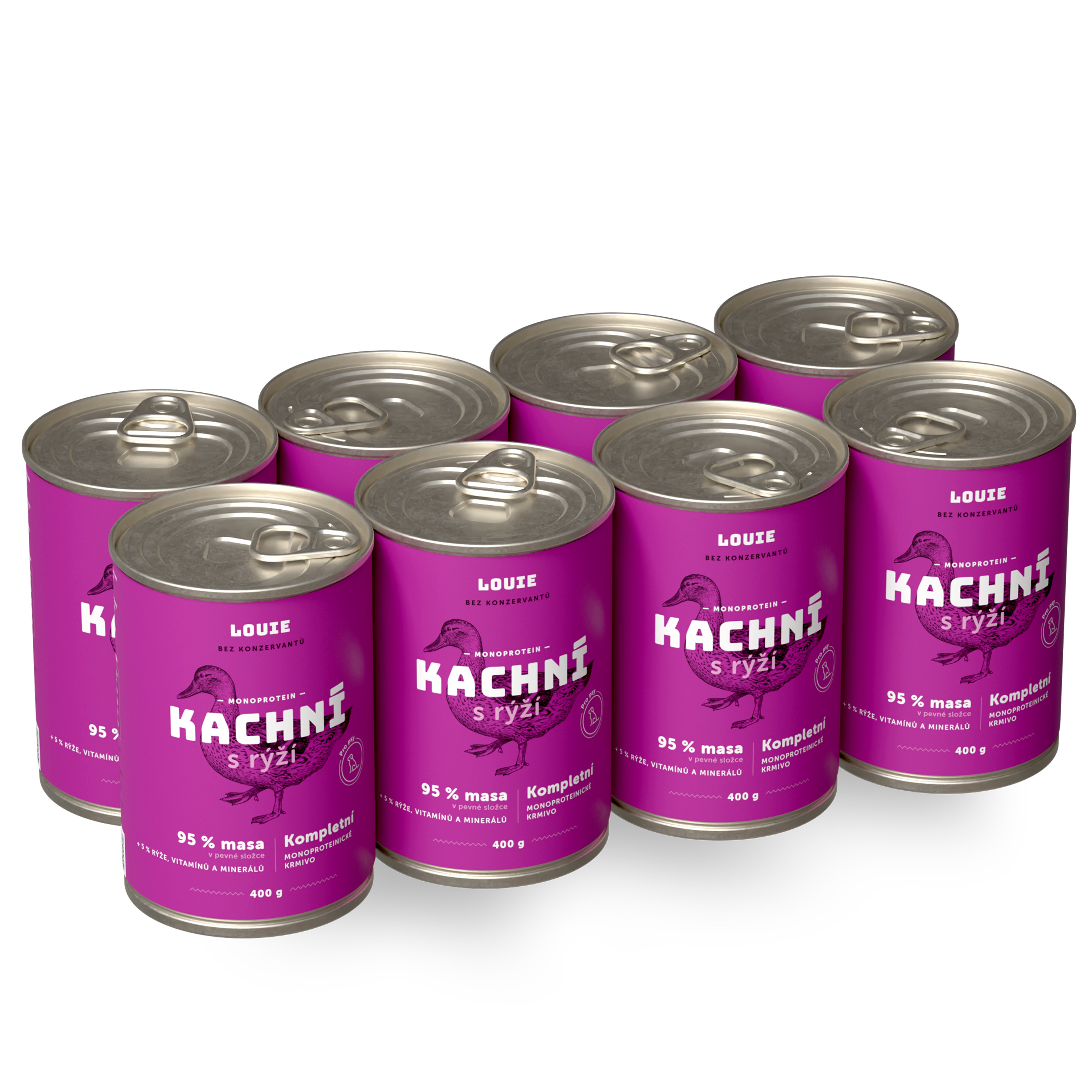 LOUIE balenie kapsičiek kuracie s cuketou, vitamíny a minerály 10× 150 g