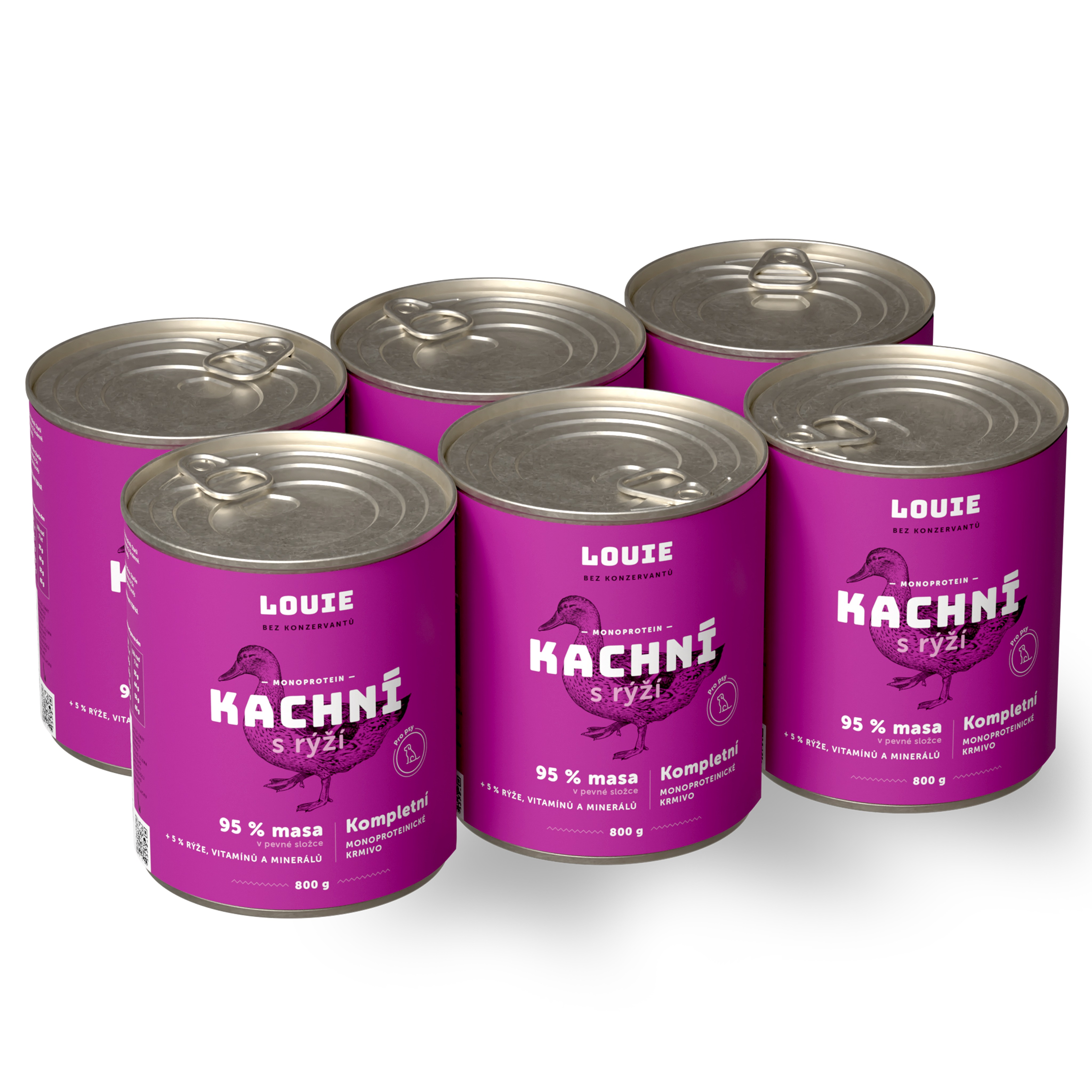 LOUIE balenie kapsičiek kuracie s cuketou, vitamíny a minerály 12× 300 g