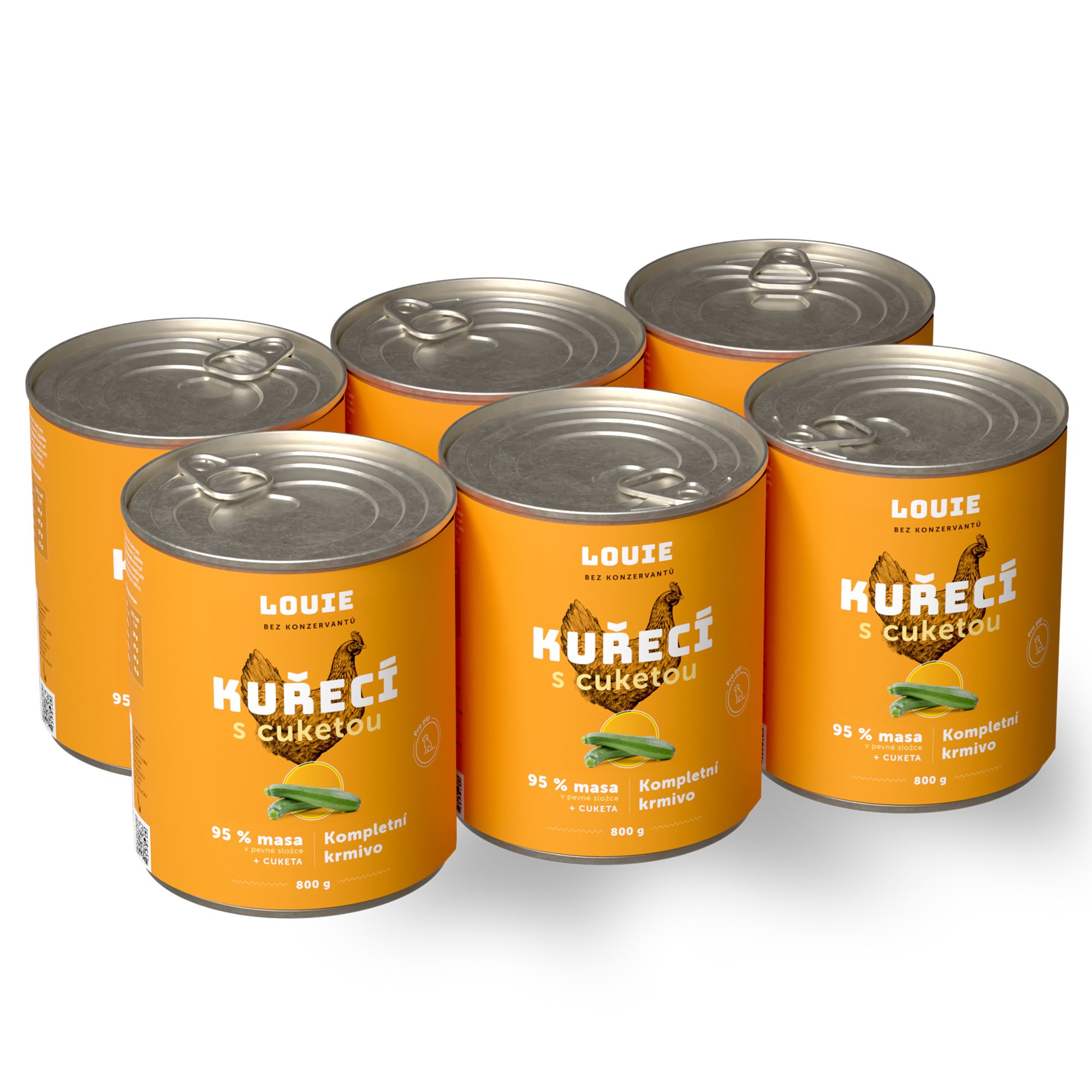 LOUIE hovädzie s tekvicou a cuketou 400 g 8 ks