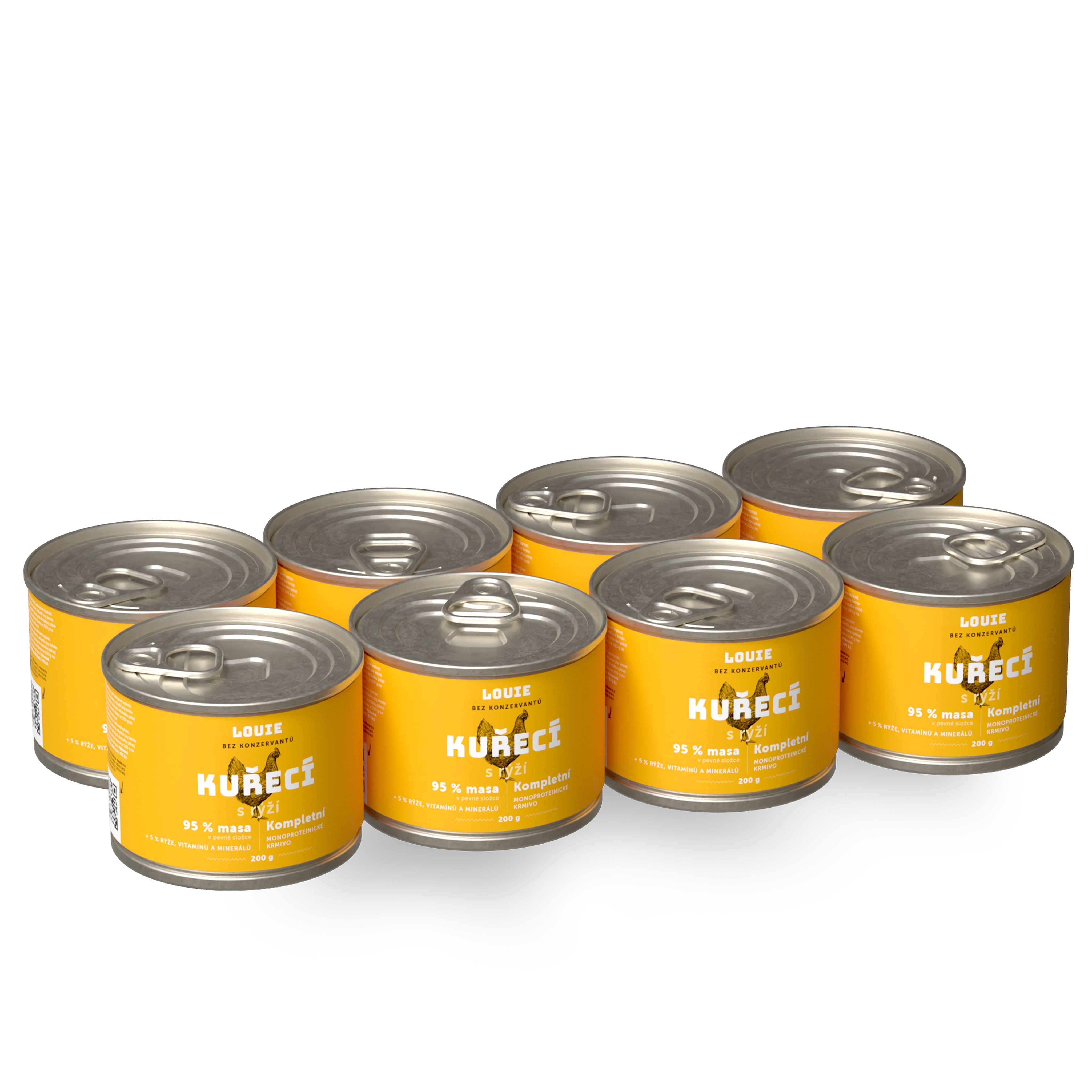 LOUIE balenie kapsičiek hovädzie s mrkvou, vitamínmi a minerálmi 10× 150 g