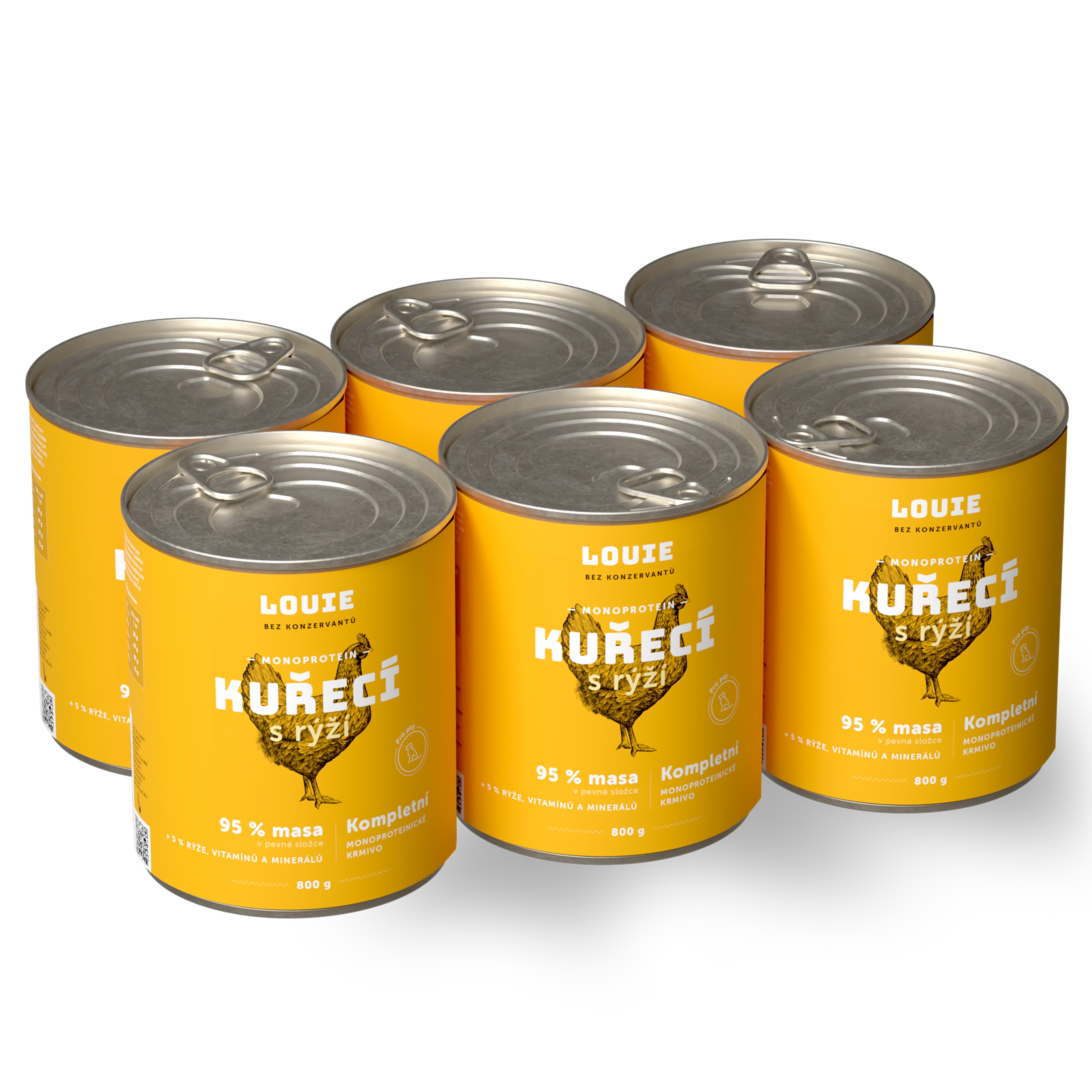 LOUIE balenie kapsičiek kačacie s brusnicami, vitamínmi a minerálmi 10× 150 g