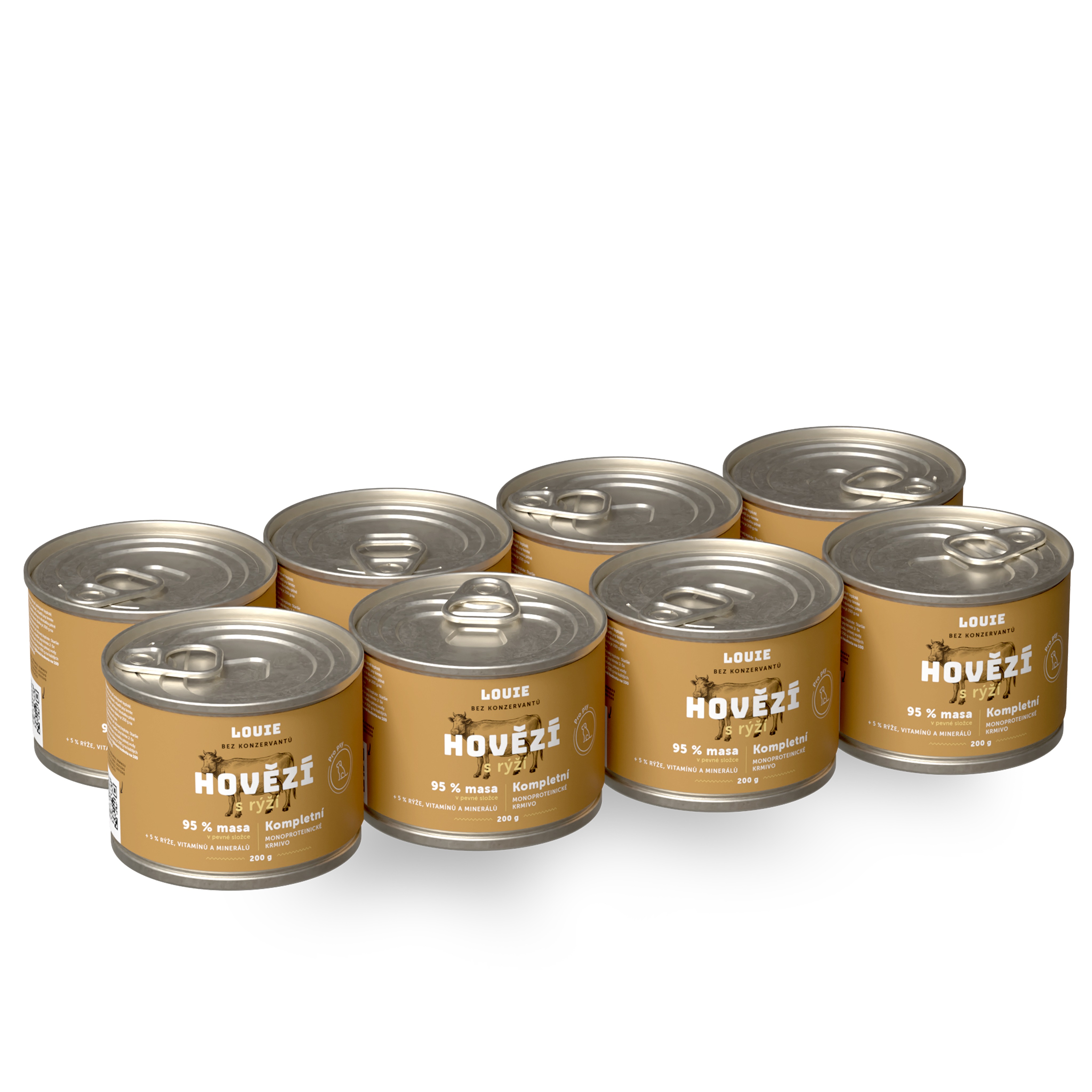 LOUIE balenie kapsičiek kačacie s brusnicami, vitamínmi a minerálmi 12× 300 g