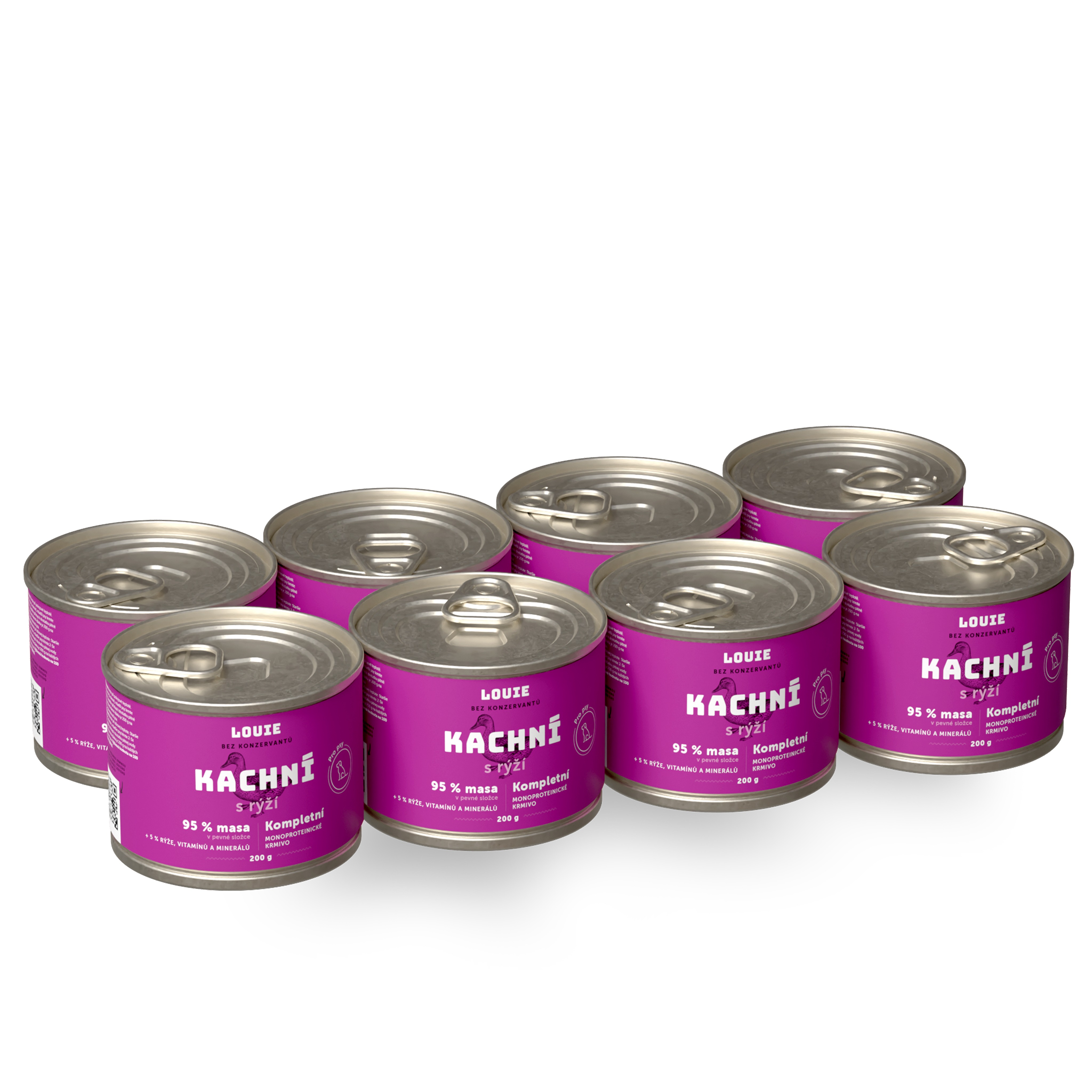 LOUIE balenie kapsičiek morčacie s lososom a žihľavou 12× 300 g