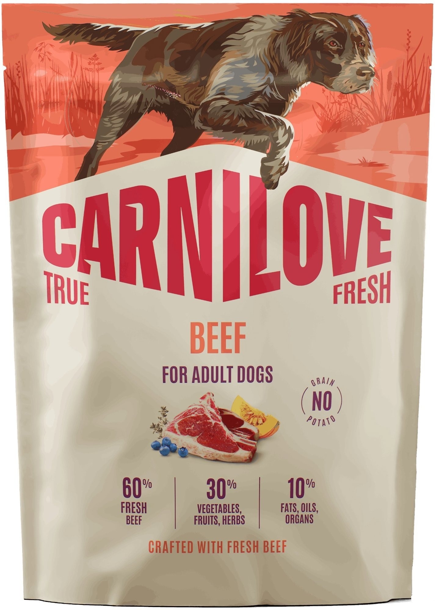 Carnilove True Fresh Dog Dry Beef Adult All Breeds 1,5 kg