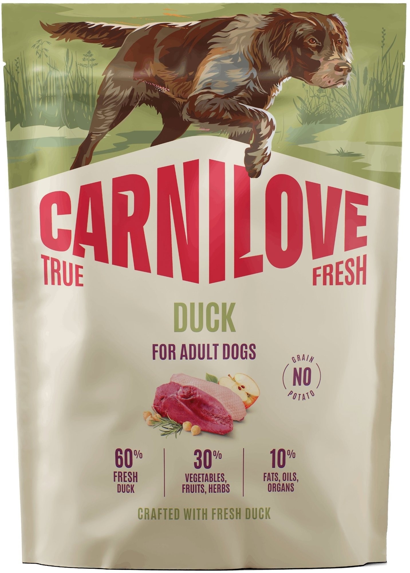 Carnilove True Fresh Dog Dry Duck pre Adult All Breeds 1,5 kg